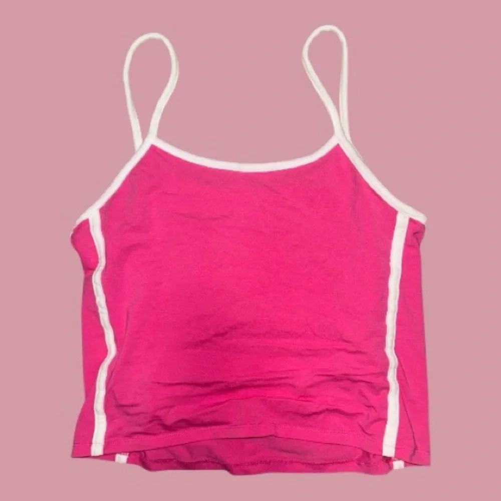 Hello Kitty Fuchsia Crop Top with Racing Design - Picture 2 of 3